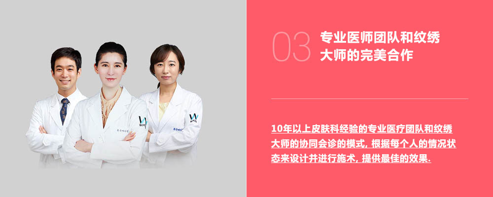 03 专业医师团队和纹绣大师的完美合作